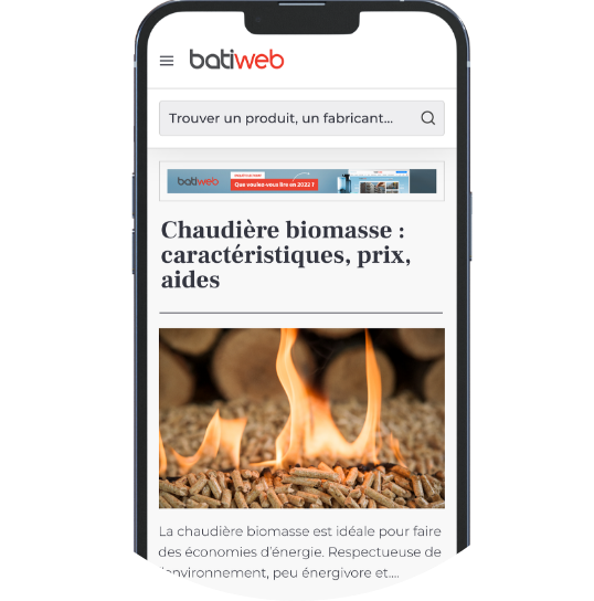 Site mobile de batiweb.com